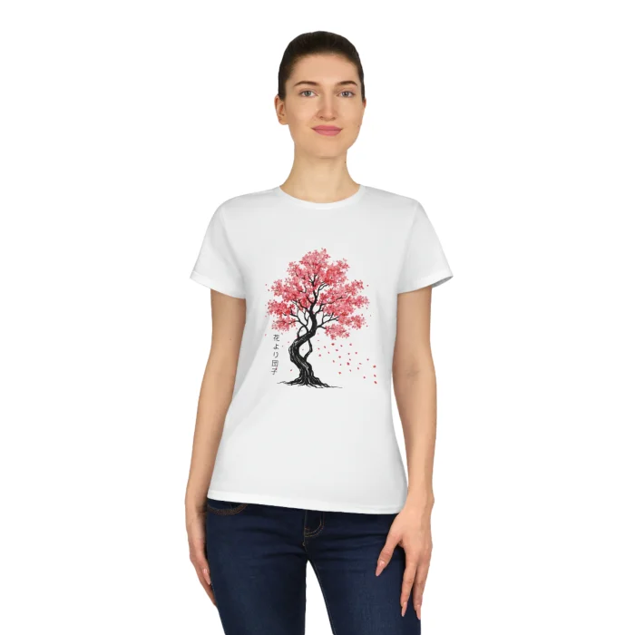 T-shirt Damski z nadrukiem Sakura Tree
